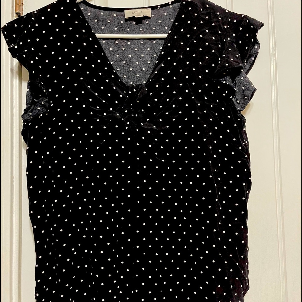 Polka dot tank top